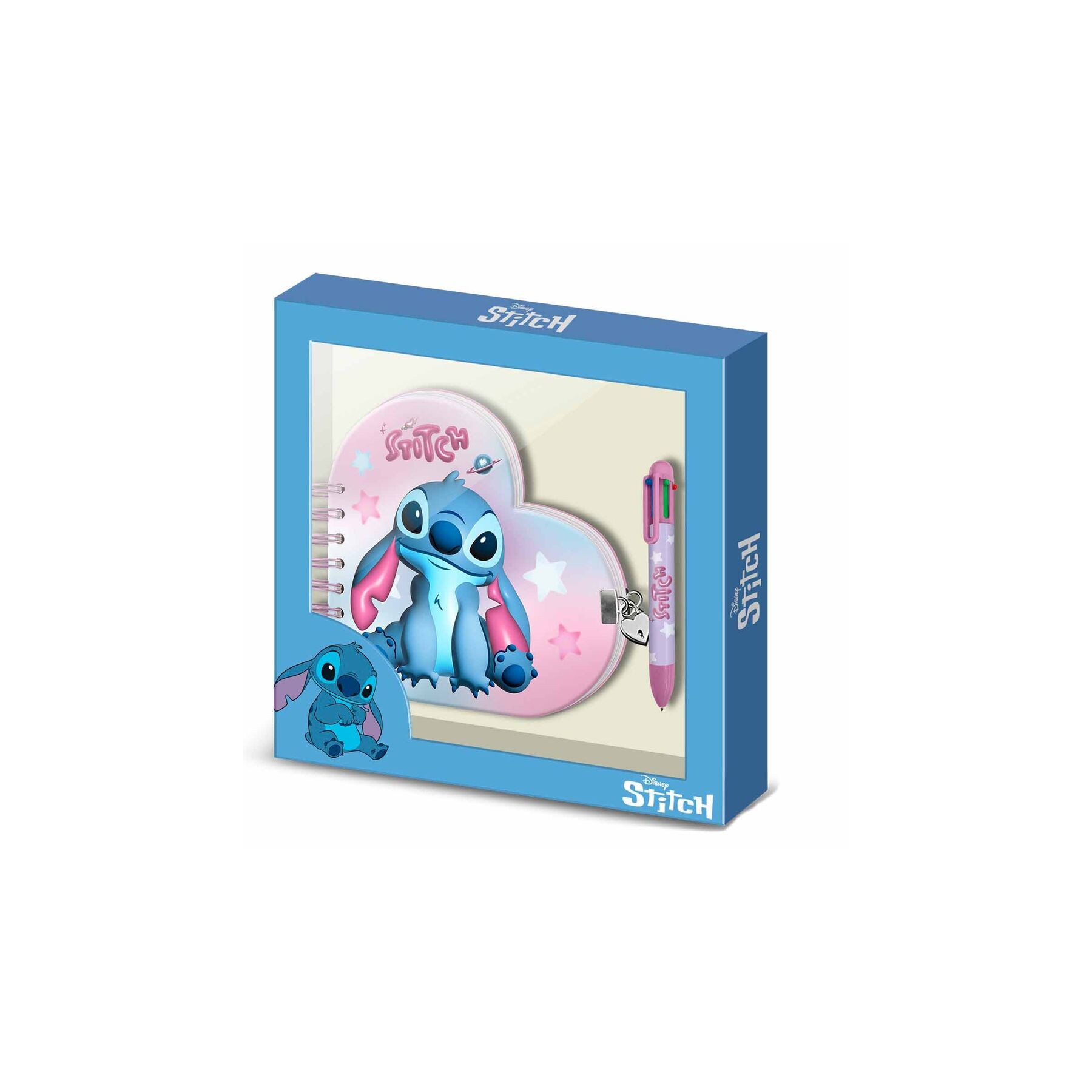 Diario + Boligrafo Stitch Disney