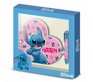Diario + Boligrafo Stitch Disney