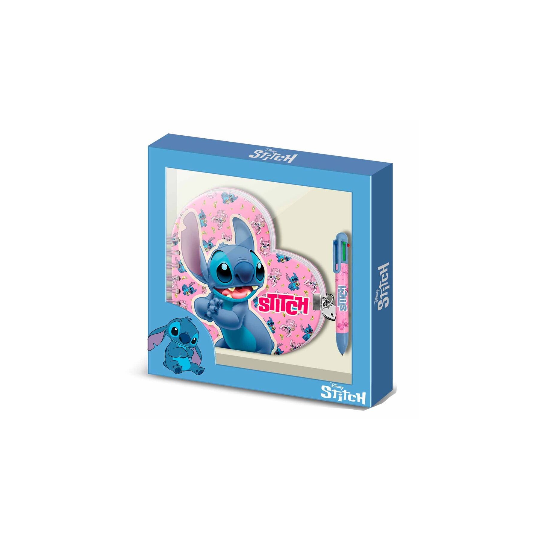 Diario + Boligrafo Stitch Disney