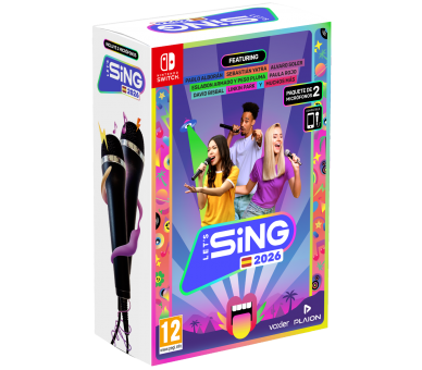 LET'S SING 2026 + 2 MICROFONOS