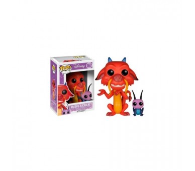 Figura Funko Pop Vinyl Disney Mulan Mushu & Cricket