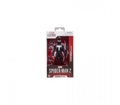 Figura Peter Parker Black Suit Spider-Man 2 Marvel Legends 1