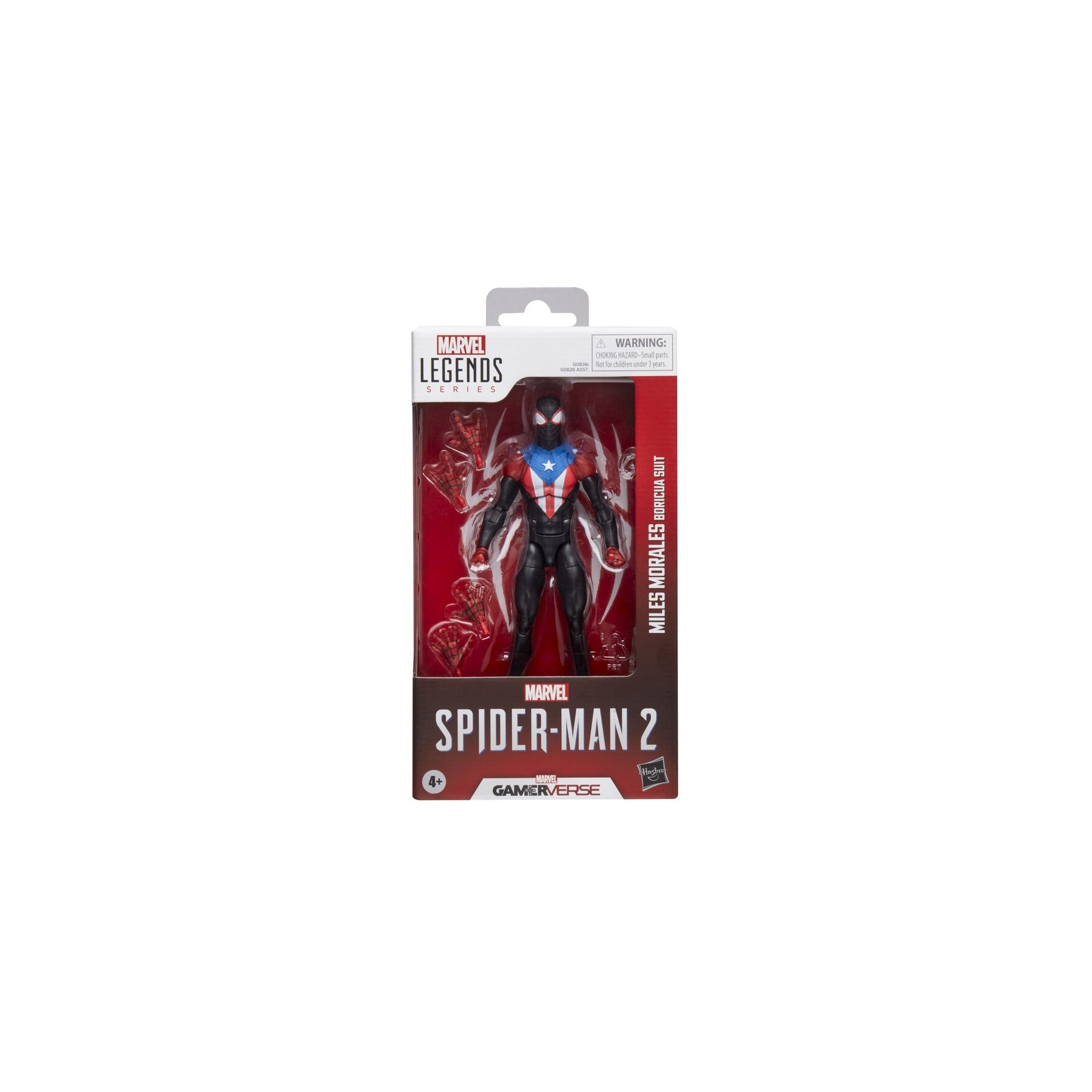 Figura Miles Morales Boricua Suit Spider-Man 2 Marvel Legend