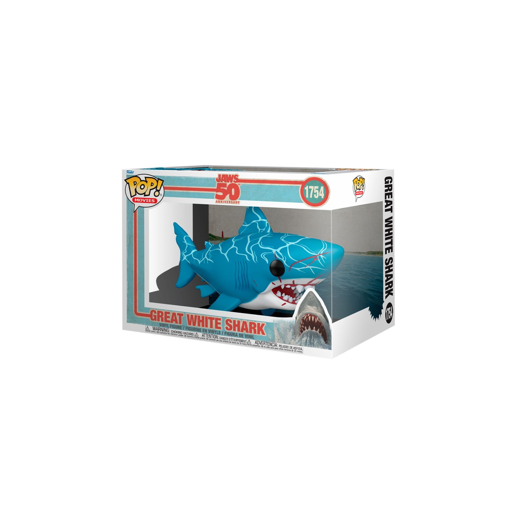 Figura Pop Super Jaws Great White Shark
