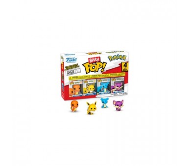 Blister 4 Figuras Bitty Pop Pokemon Charmander