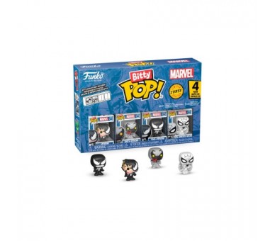Blister 4 Figuras Bitty Pop Marvel Spider-Man Venom