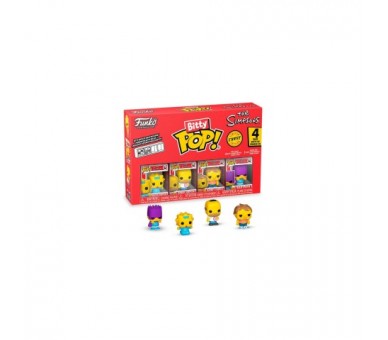 Blister 4 Figuras Bitty Pop Los Simpsons Maggie