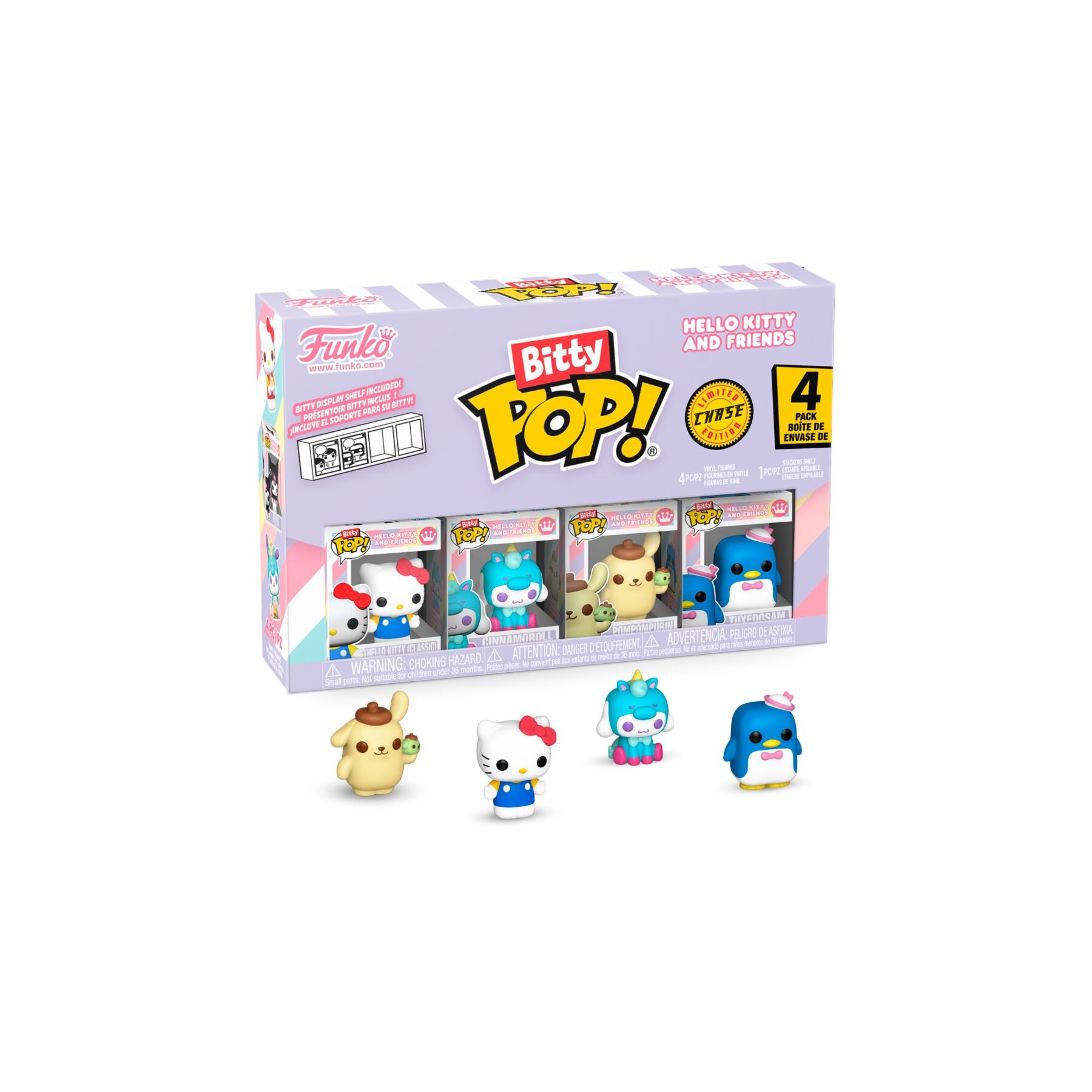 Blister 4 Figuras Bitty Pop Hello Kitty And Friends Hello Ki