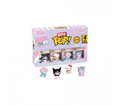 Blister 4 Figuras Bitty Pop Hello Kitty And Friends Kuromi