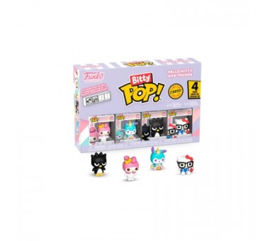 Blister 4 Figuras Bitty Pop Hello Kitty And Friends My Melod