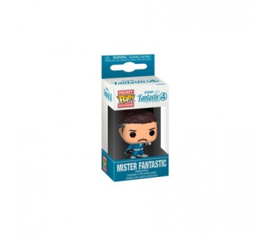 Llavero Pocket Pop Marvel Los 4 Fantasticos Mister Fantastic