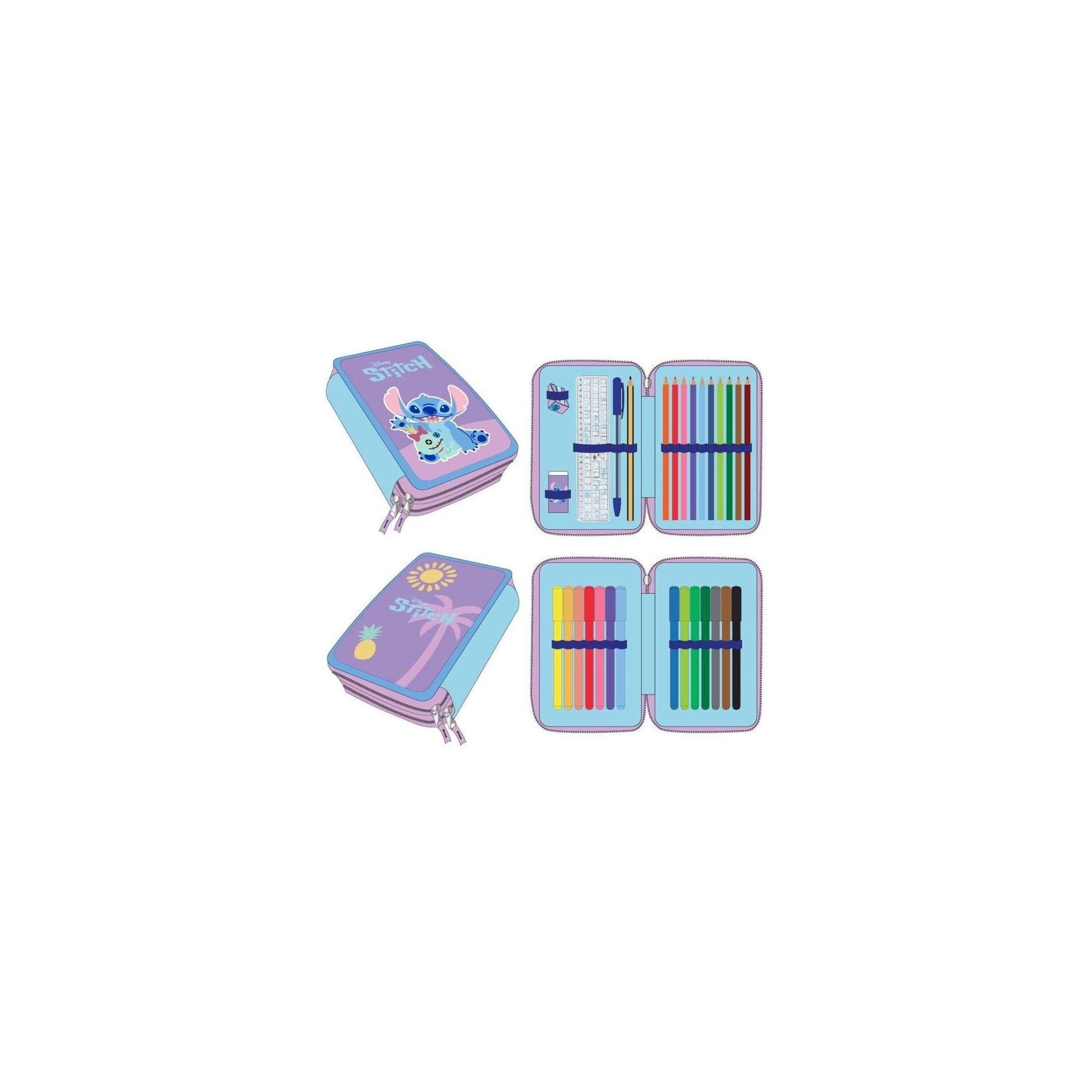 Plumier Stitch Disney Doble