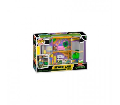 Figura Bitty Pop Boxes Tortugas Ninja Sewer Lair