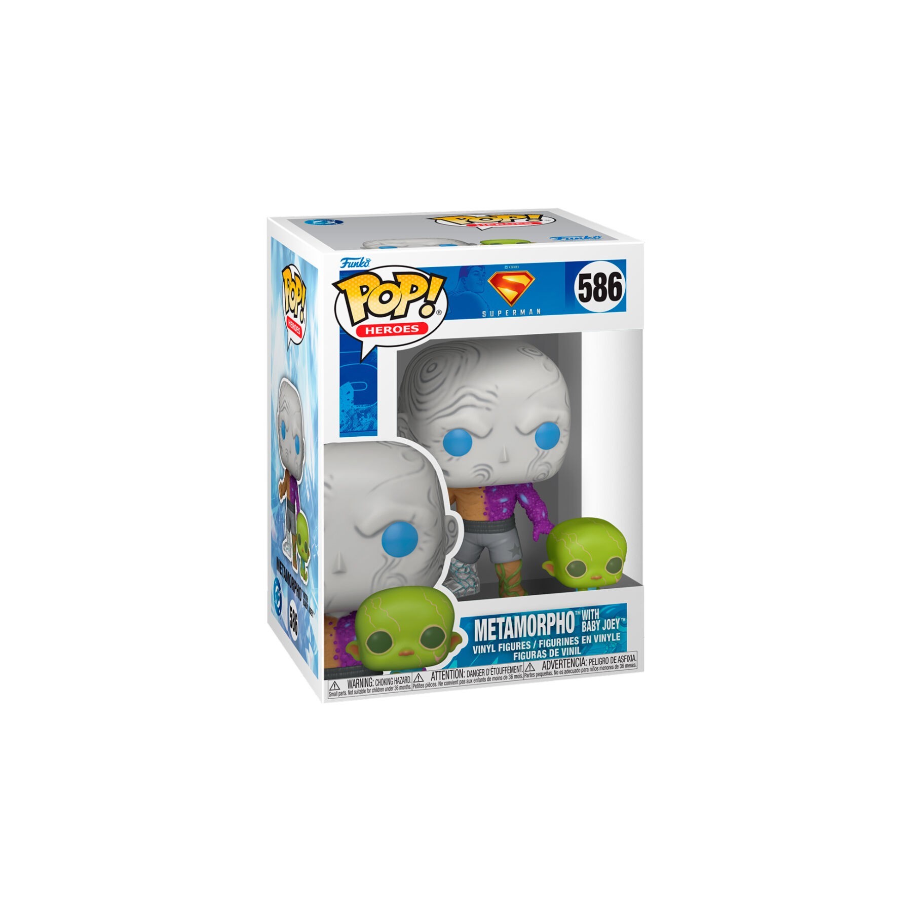 Figura Pop Dc Comics Superman Metamorpho With Baby Joey