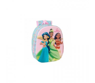 Mochila 3D Princesas Disney 33Cm