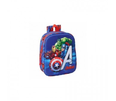 Mochila 3D Los Vengadores Avengers Marvel 27Cm