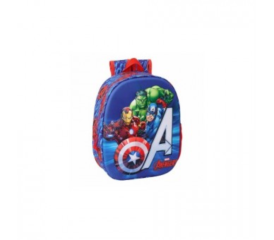 Mochila 3D Los Vengadores Avengers Marvel 33Cm