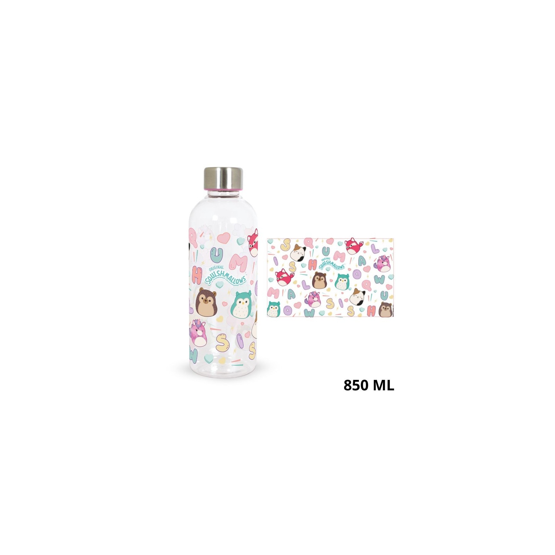 Squishmallows - Botella De 850 Ml