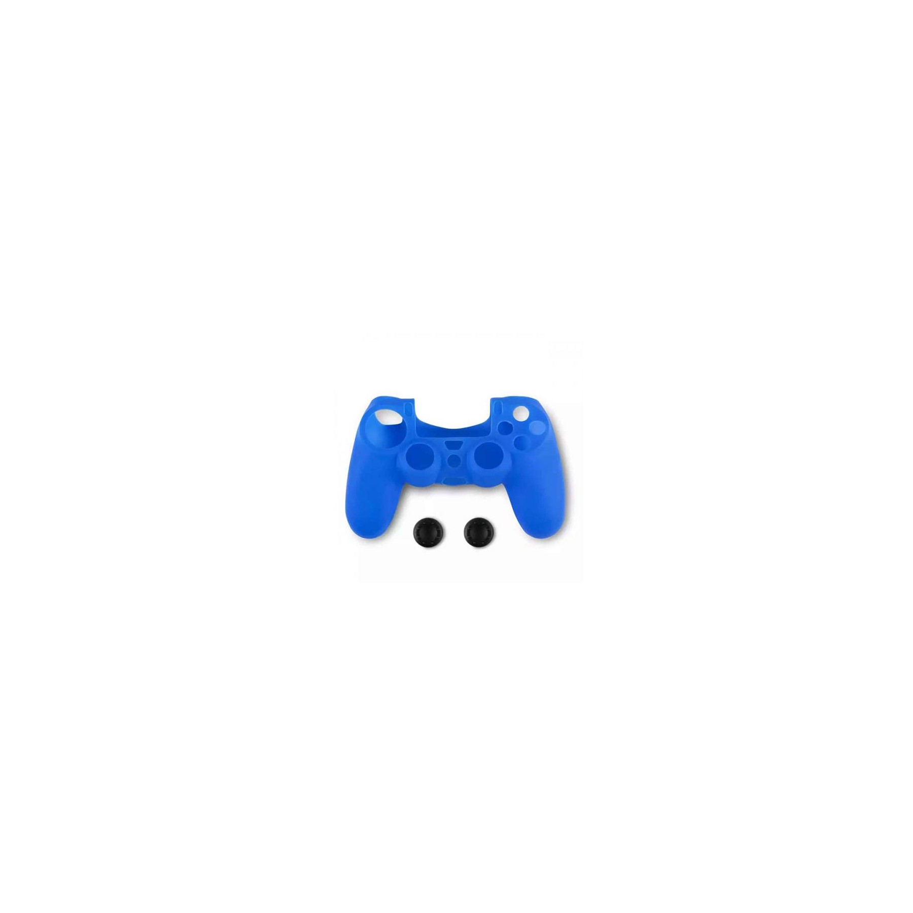 Silicon Skin Cover Controller and Thumb Grips Blue PS4