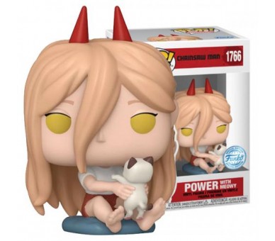 Funko POP! Chainsaw Man: Power w/Meowy (1766) EXM