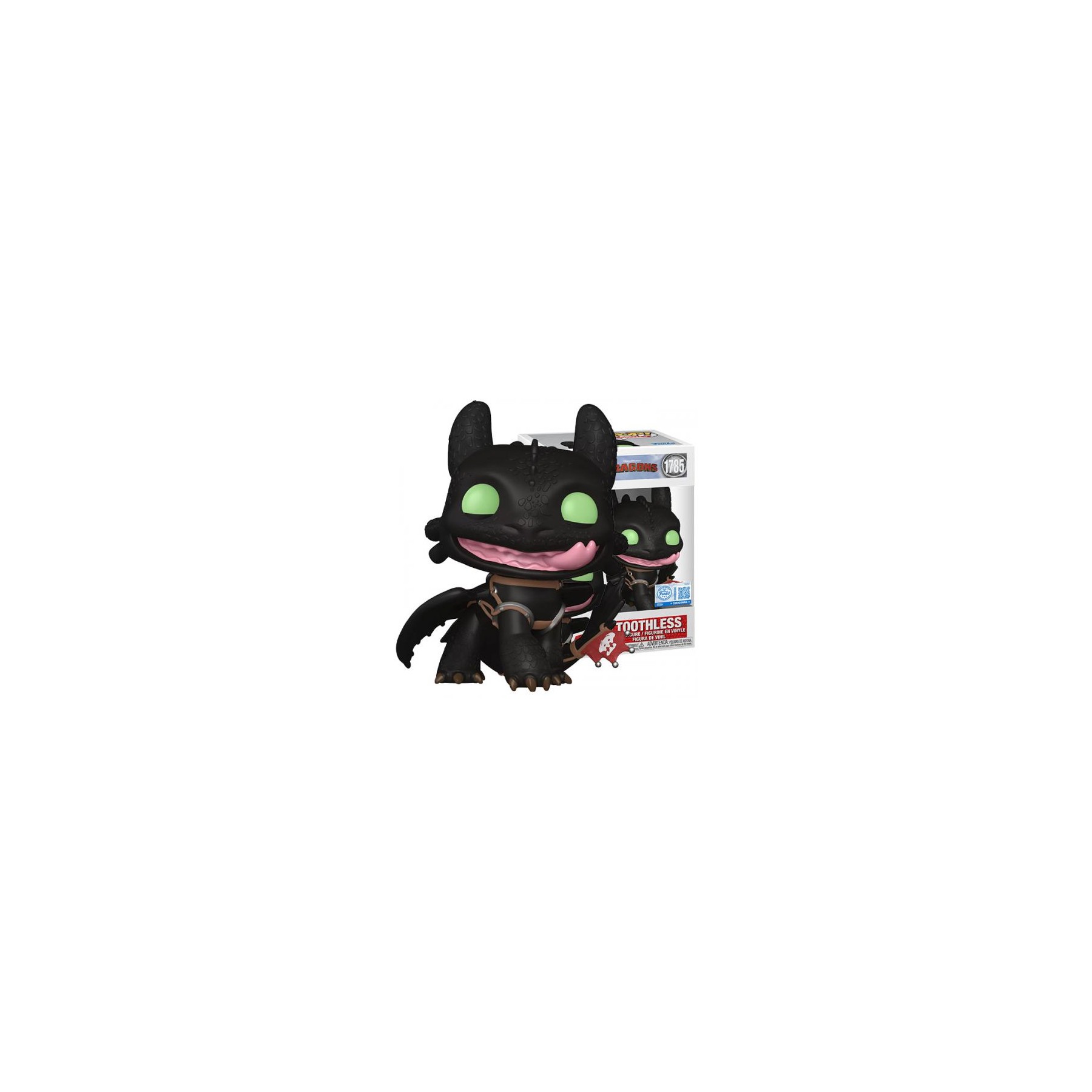 Funko POP! Dragon Trainer: Toothless w/Tongue (1985) EXM