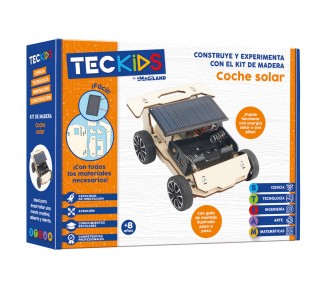 Maqueta Coche Solar madera