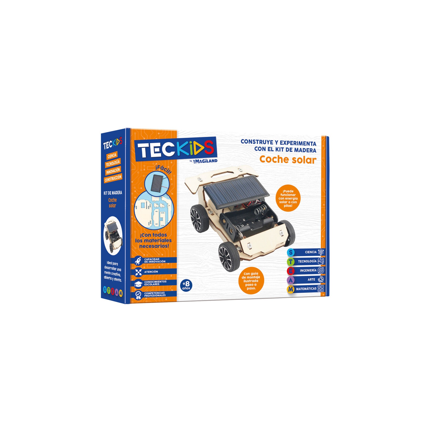 Maqueta Coche Solar madera