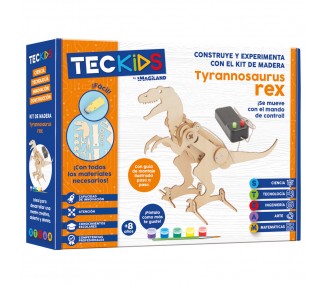 Maqueta Tyrannosaurus Rex madera