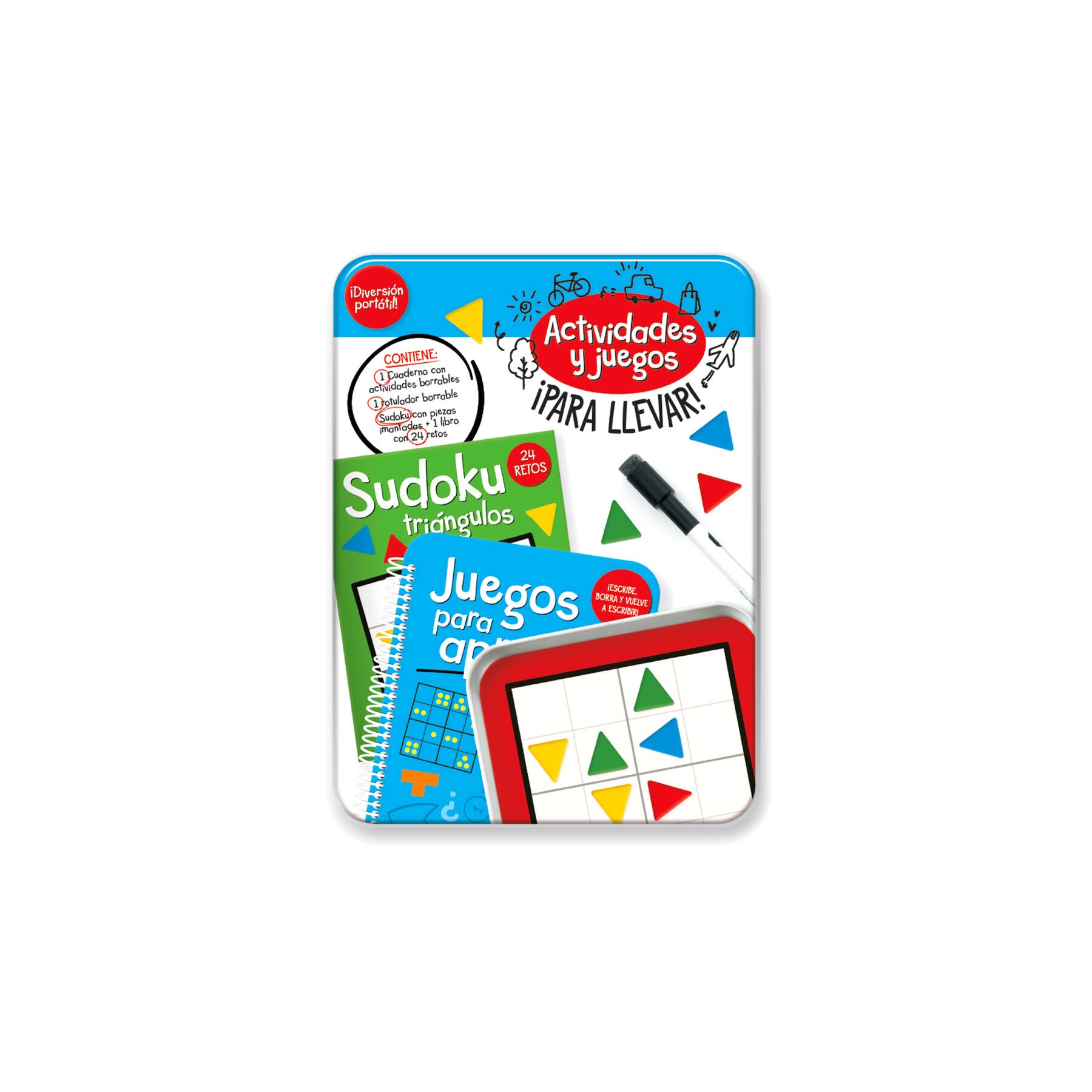 Kit Actividades Portatil Retos de Ingenio español