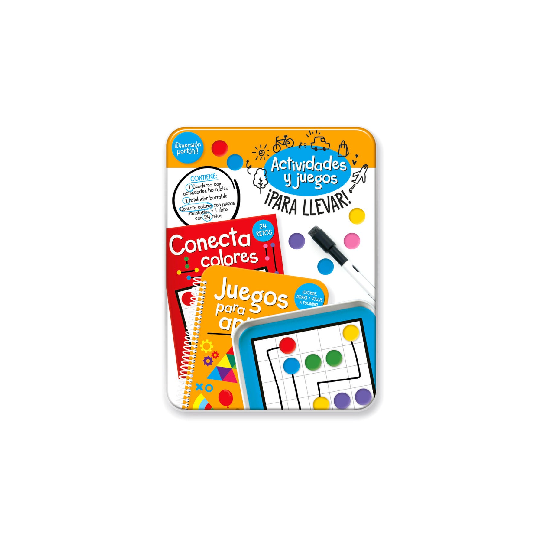 Kit Actividades Portatil Conecta Colores español