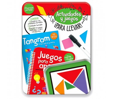 Kit Actividades Portatil Tangram español