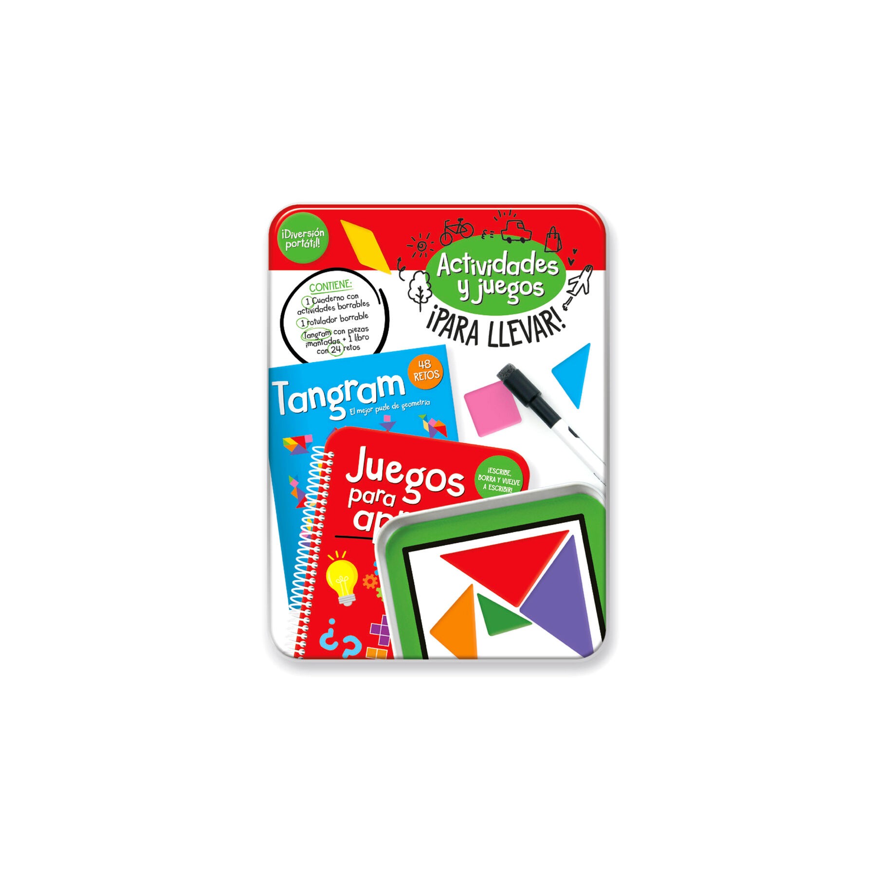 Kit Actividades Portatil Tangram español