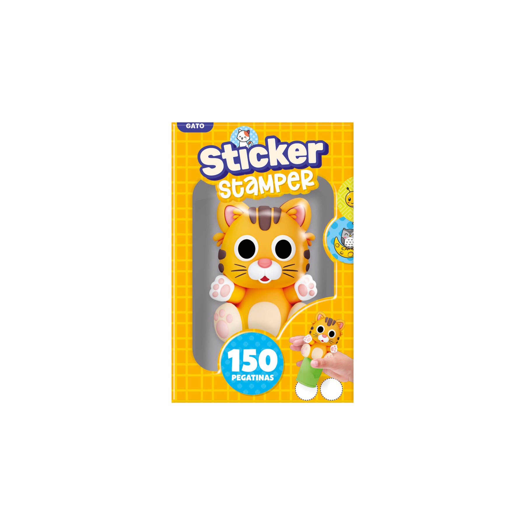 Sticker Stamper Gato
