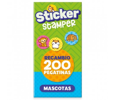 Recambio Sticker Stamper Mascotas