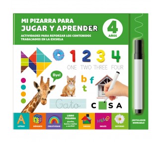 Mi Pizarra para Jugar y Aprender 4 Años español