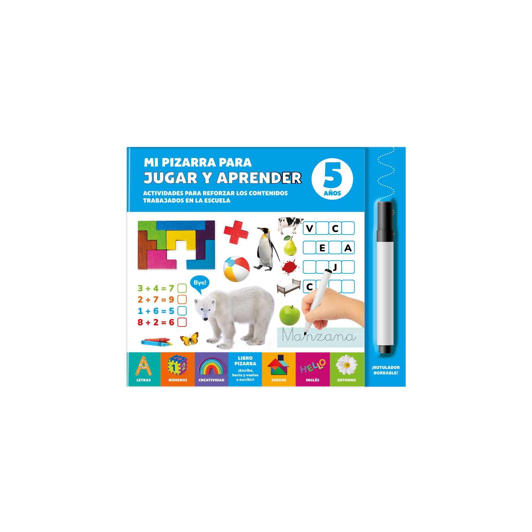 Mi Pizarra para Jugar y Aprender 5 Años español