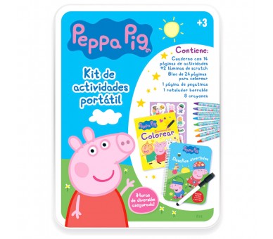 Kit Actividades Portatil Peppa Pig español