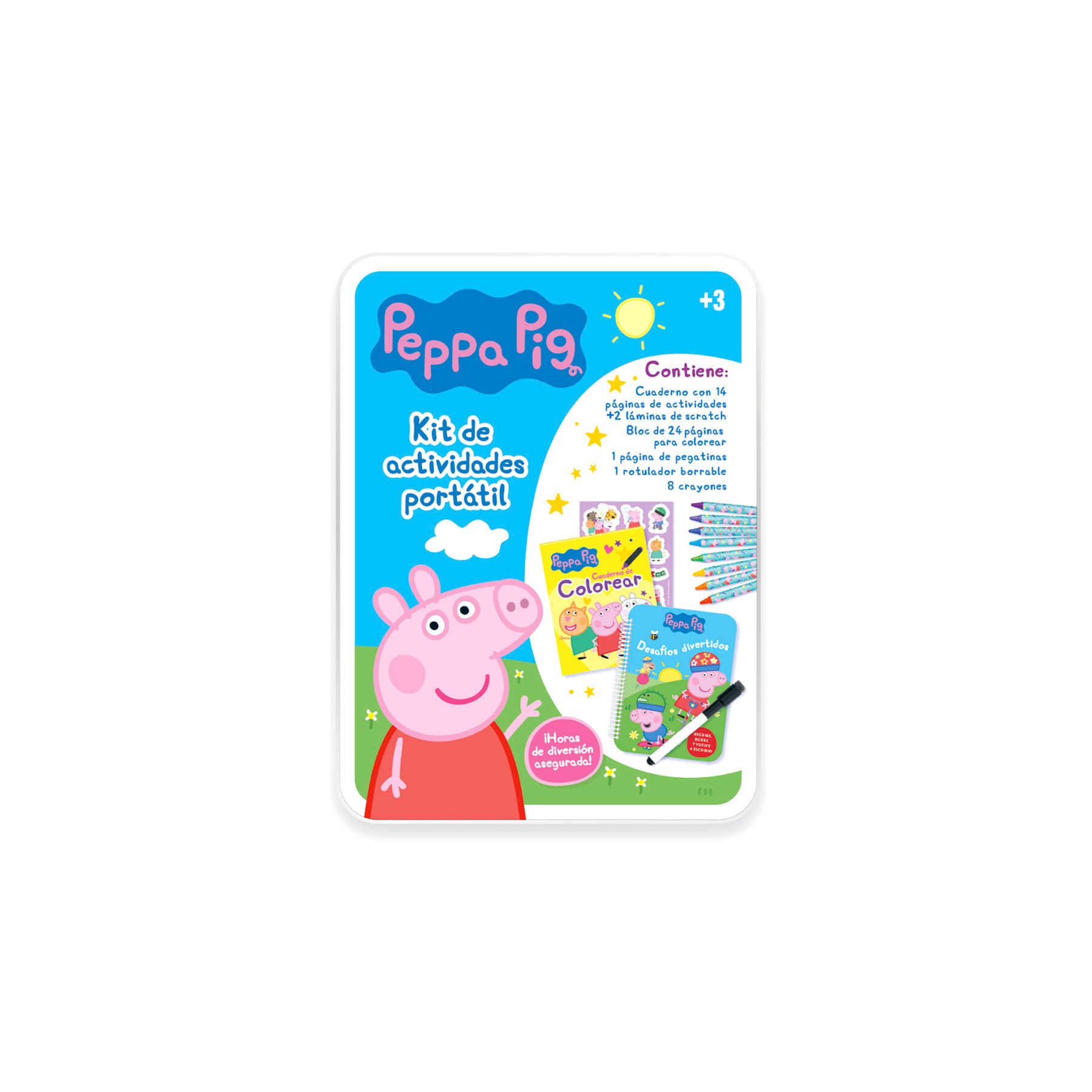 Kit Actividades Portatil Peppa Pig español