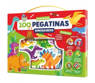 Maletin 100 pegatinas Dinosaurios