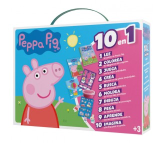 Maletin Actividades 10 en 1 Peppa Pig español