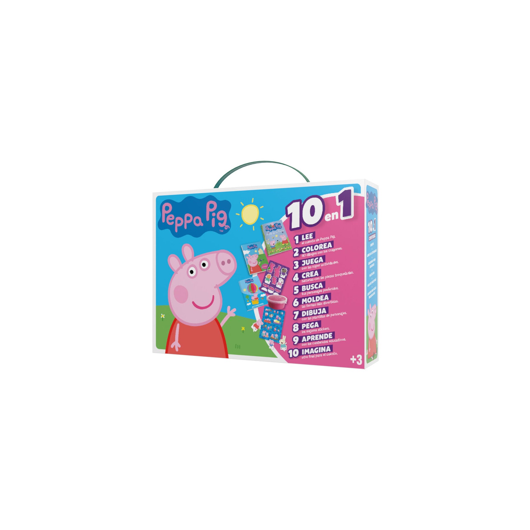 Maletin Actividades 10 en 1 Peppa Pig español