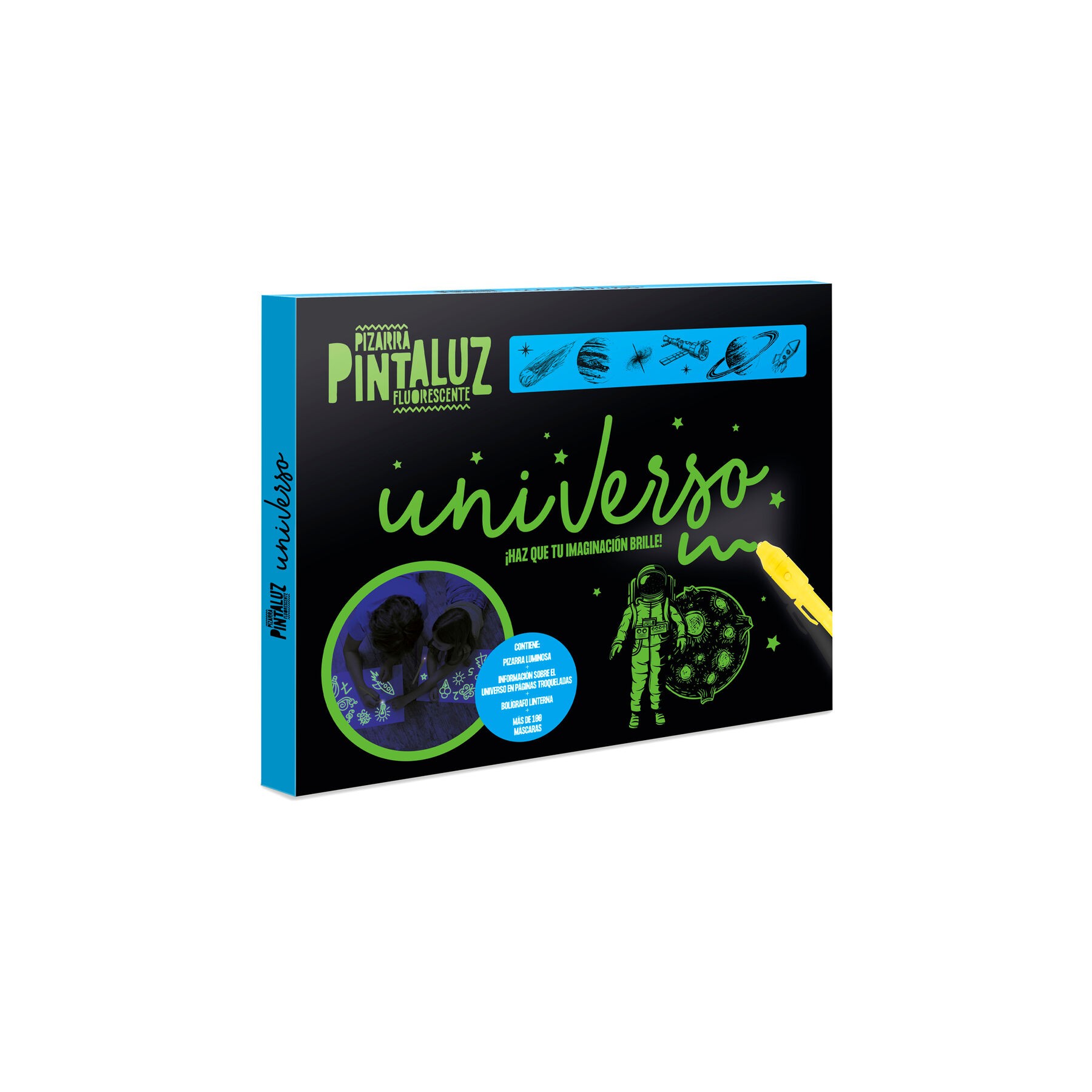 Pizarra Pintaluz Universo español