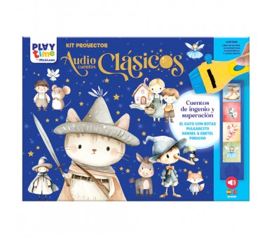 Kit Proyector Audiocuentos Clasicos Cuentos de Ingenio y Superacion