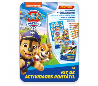 Kit Actividades Portatil Patrulla Canina Paw Patrol español
