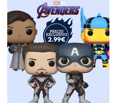 Pack oferta Funko POP Marvel Vengadores