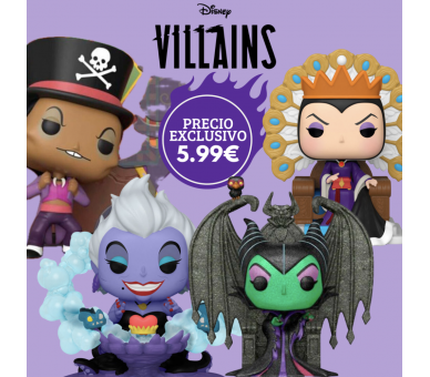 Pack oferta Funko POP Villanas Disney