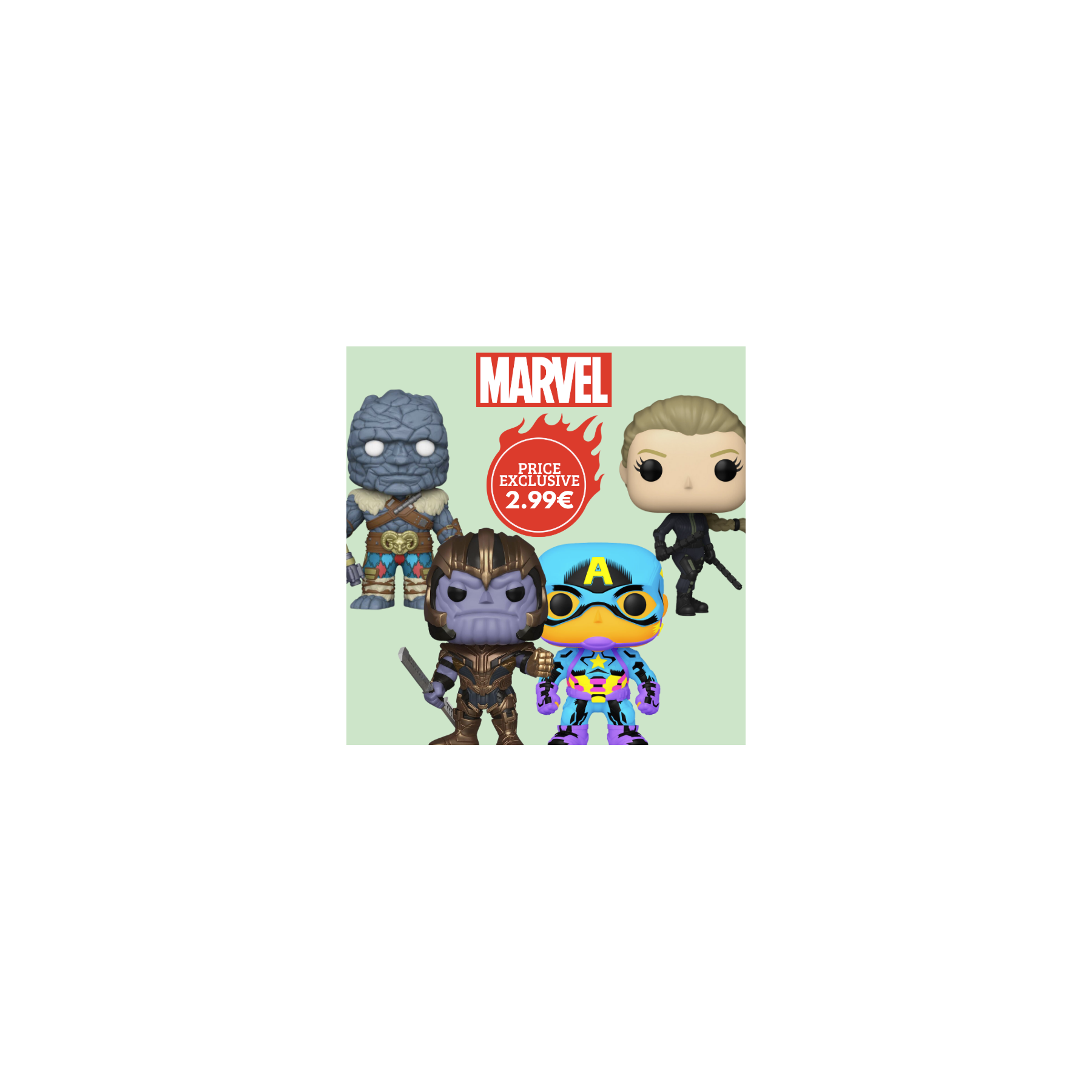 Pack oferta Funko POP Marvel