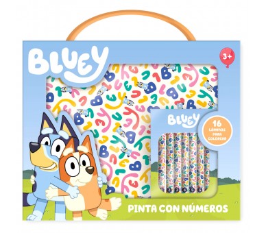 Maletin Pinta con Numeros Bluey