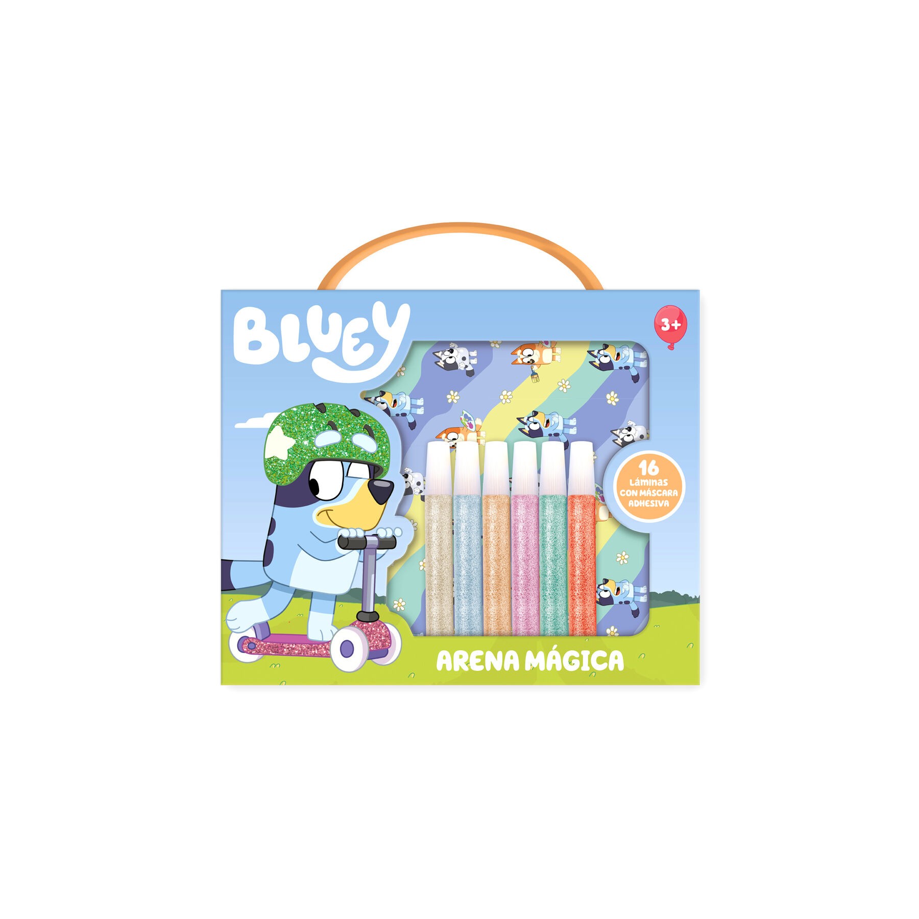 Maletin Arena Magica Bluey