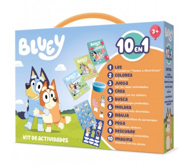 Maletin 10 en 1 Bluey español